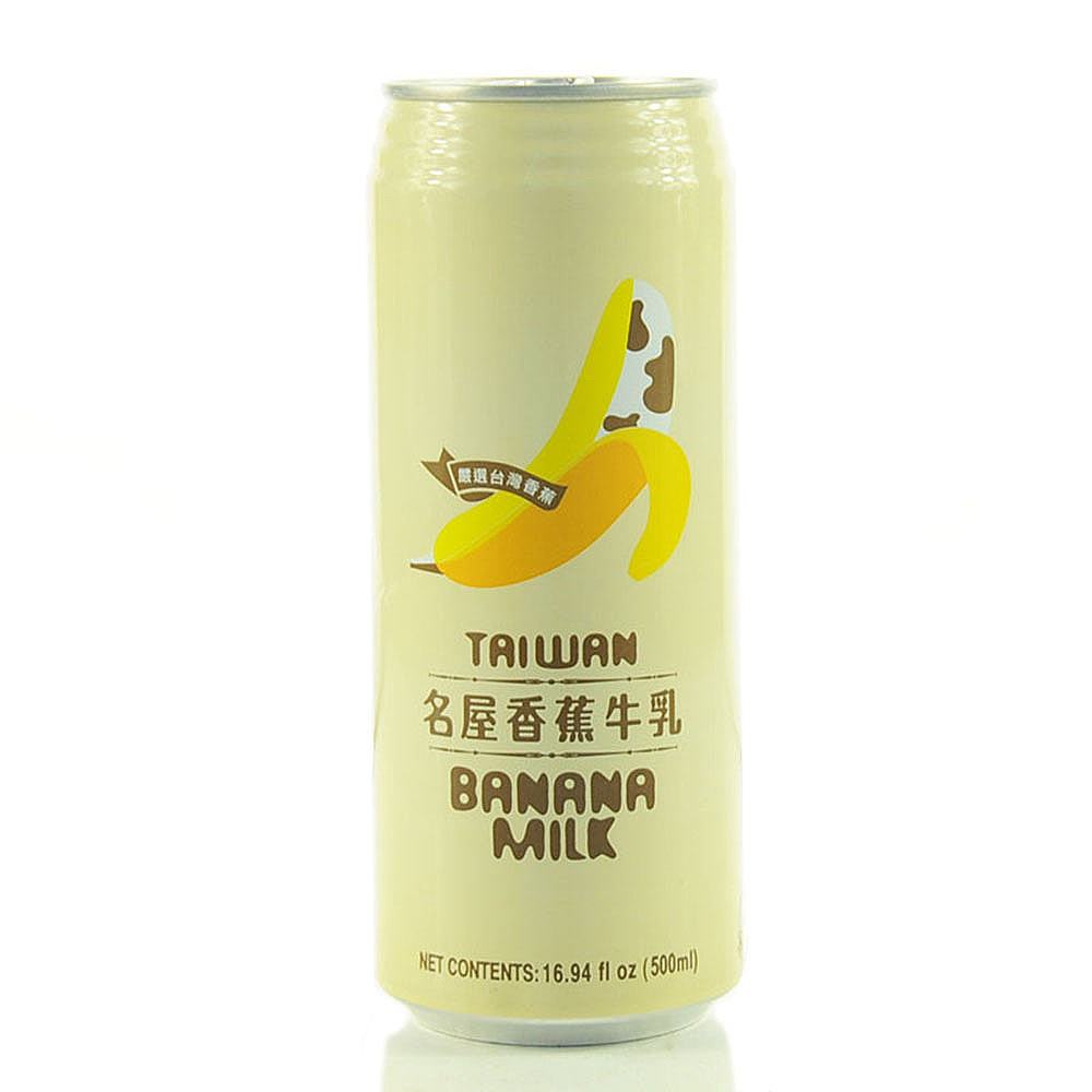 台湾名屋 水果牛乳 系列 500ml | 木瓜/香蕉/芒果/白桃 | 浓郁奶香
