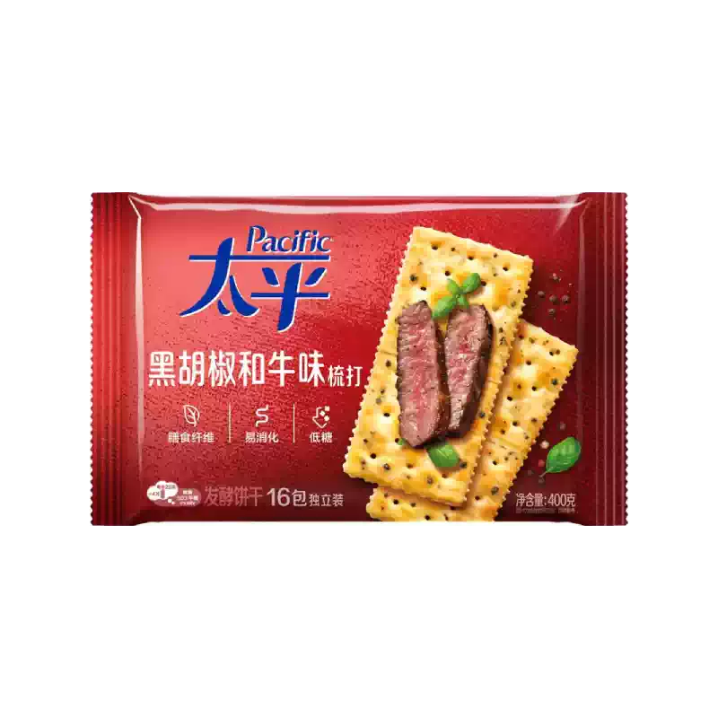 Pacific Soda Crackers - Seaweed, Black Sesame, Milk Salt & Spring Onion Flavours