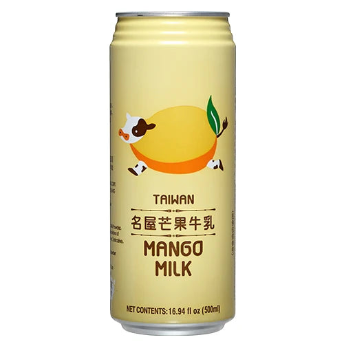 台湾名屋 水果牛乳 系列 500ml | 木瓜/香蕉/芒果/白桃 | 浓郁奶香