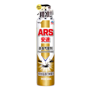 安速无香杀虫气雾剂 600ml 正面商品图，白色瓶身配绿色标签