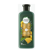 Herbal Essences 蜂蜜芦荟洗发水正面图，绿色瓶身，无硅油配方，400ml