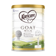 Karicare 可瑞康 1段婴儿羊奶配方奶粉 900g 罐装正面图，白色罐身配金色盖子，印有山羊图案和 0 - 6 个月标识。