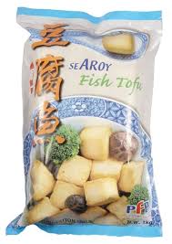 鱼豆腐包装展示，久煮不散的泰式风味冷冻豆制品。